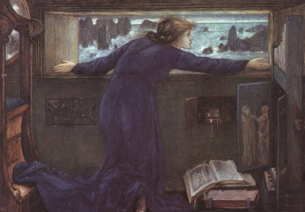 Dorigen of Britain Waiting for the Return of Her Husband by Edward Burne-Jones, hand-painted oil painting reproduction
