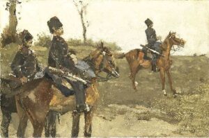 Hussars by George Hendrik Breitner, hand-painted oil painting reproduction