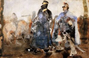 Huzars by George Hendrik Breitner, hand-painted oil painting reproduction