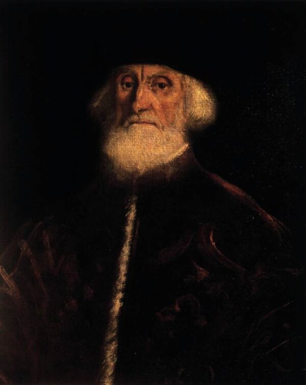 Portrait of Procurator Jacopo Soranzo II by Tintoretto, hand-painted oil painting reproduction