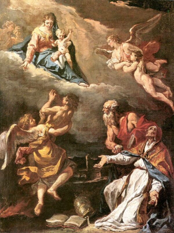 Pope Gregory the Great Saving the Souls of Purgatory II by Sebastiano Ricci, hand-painted oil painting reproduction