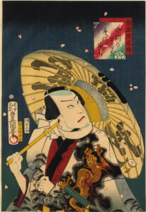 Ichikawa Tossho by Utagawa Kunisada, hand-painted oil painting reproduction