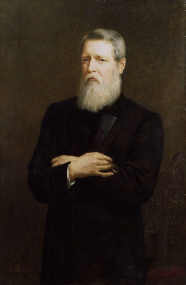Stafford Henry Northcote, 1st Earl of Iddesleigh by Edwin Longsden Long, hand-painted oil reproduction