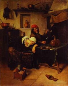 Idlers by Jan Steen, hand-painted oil painting reproduction