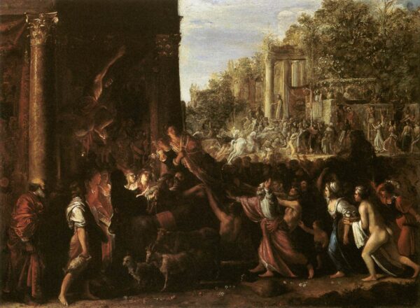 Il Contento by Adam Elsheimer, hand-painted oil painting reproduction