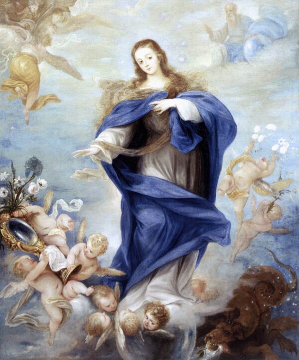 Immaculate Conception by Juan Antonio Escalante, hand-painted oil painting reproduction
