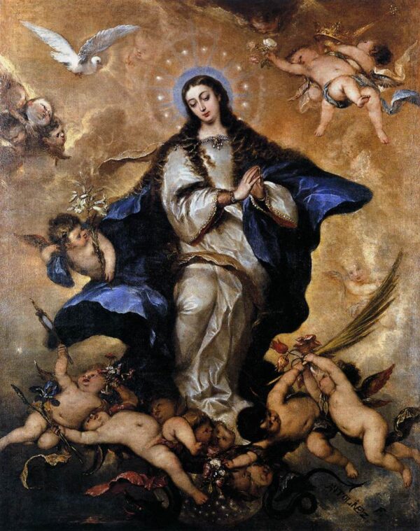 Immaculate Conception b by José Antolínez, hand-painted oil painting reproduction
