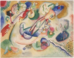 Improvisation by Wassily Kandinsky, hand-painted oil painting reproduction