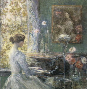 Improvisation by Frederick Childe Hassam, hand-painted oil painting reproduction