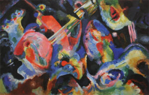 Improvisation. Deluge by Wassily Kandinsky, hand-painted oil painting reproduction
