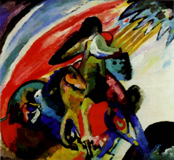 Improvisation 12 (Rider) by Wassily Kandinsky, hand-painted oil reproduction