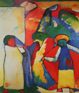 Improvisation 6 by Wassily Kandinsky, hand-painted oil painting reproduction