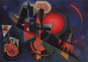 In Blue by Wassily Kandinsky, hand-painted oil painting reproduction