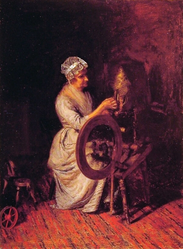 In Grandmother’s Time by Thomas Eakins, hand-painted oil painting reproduction