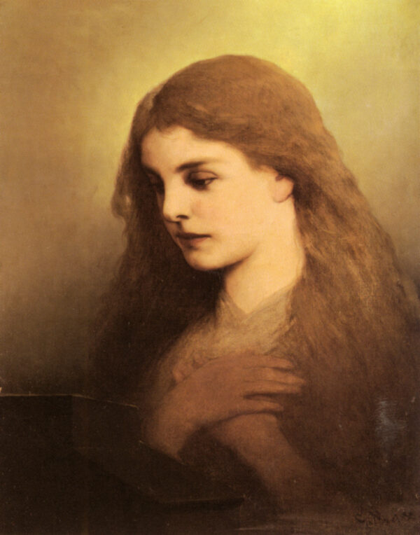 In Love by Gabriel Cornelius Ritter von Max, hand-painted oil painting reproduction