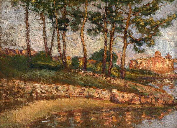 In Southern France by Alice Pike Barney, hand-painted oil painting reproduction