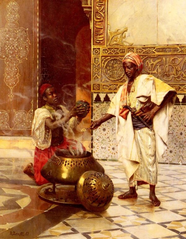 In The Alhambra by Rudolf Ernst, hand-painted oil painting reproduction