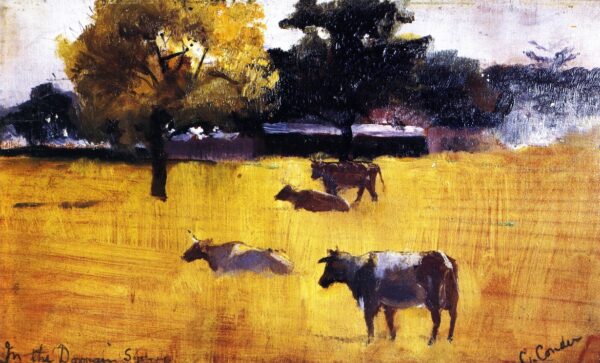 In the Domain Sydney by Charles Conder, hand-painted oil painting reproduction
