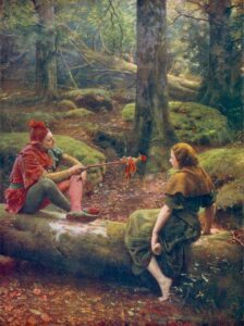 In the Forest of Arden by John Collier, hand-painted oil painting reproduction