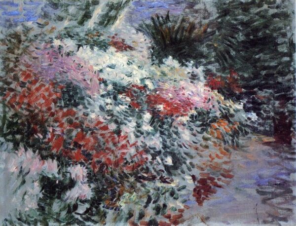 In the Greenhouse by Dennis Miller Bunker, hand-painted oil painting reproduction