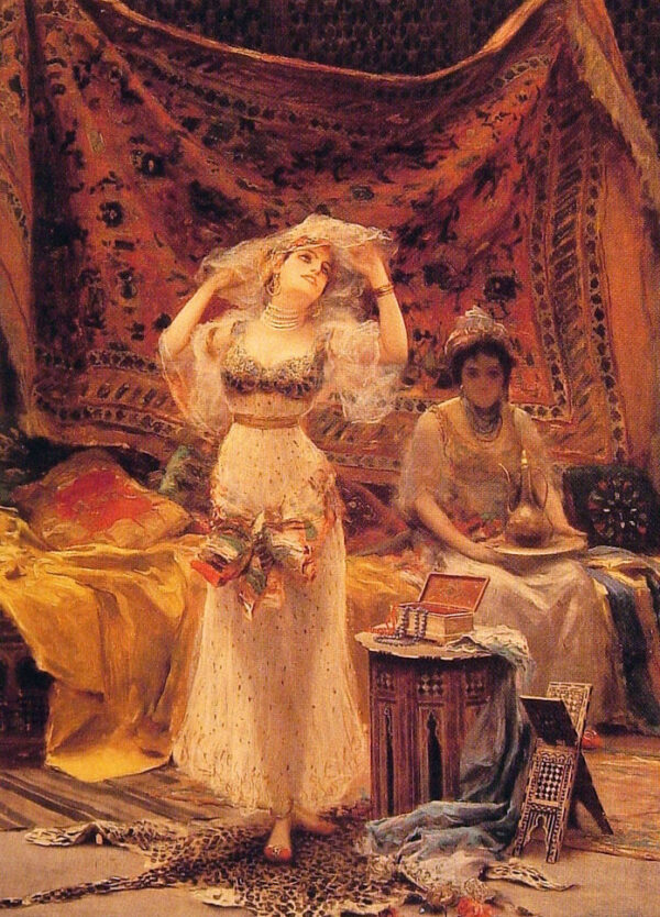 In the Harem by Fabio Fabbi, hand-painted oil painting reproduction