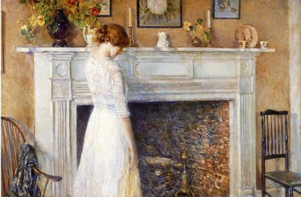 In the Old House by Frederick Childe Hassam, hand-painted oil reproduction