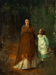 In the Park by Ivan Nikolaevich Kramskoy, hand-painted oil painting reproduction