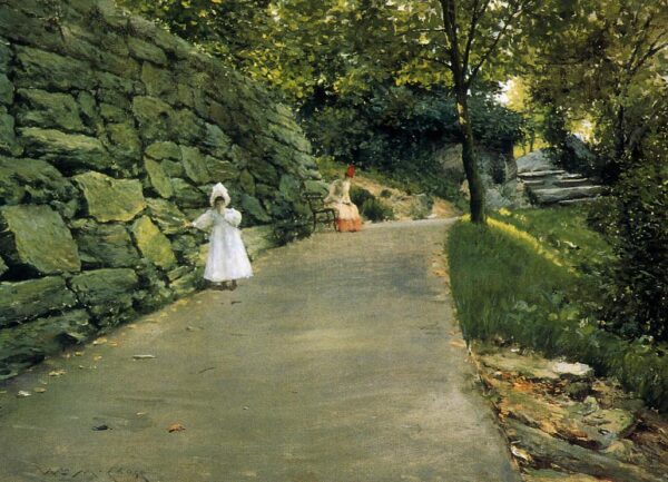 In the Park by William Merritt Chase, hand-painted oil painting reproduction