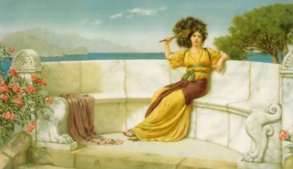 In the Prime of the Summer Time by John William Godward, hand-painted oil painting reproduction