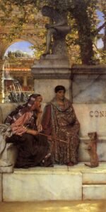 In the Time of Constantine by Lawrence Alma-Tadema, hand-painted oil painting reproduction