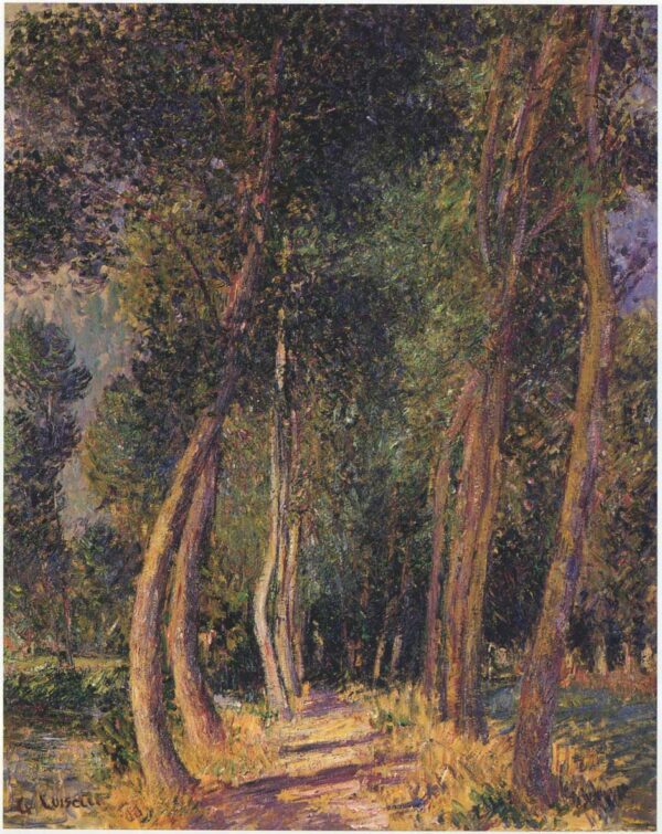 In the Woods by Gustave Loiseau, hand-painted oil painting reproduction