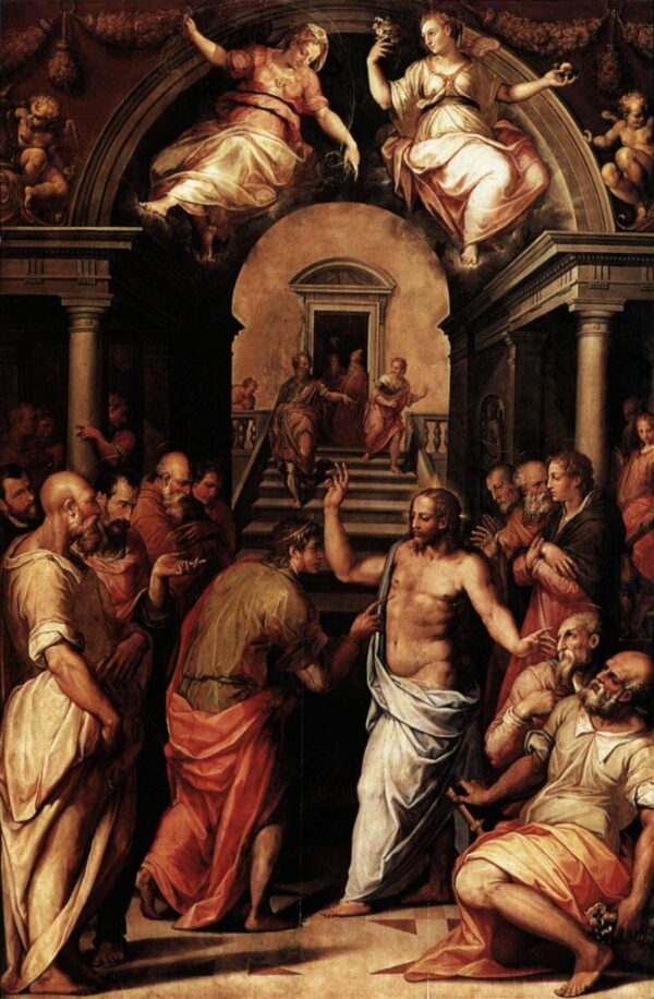 Incredulity of Saint Thomas by Giorgio Vasari, hand-painted oil painting reproduction