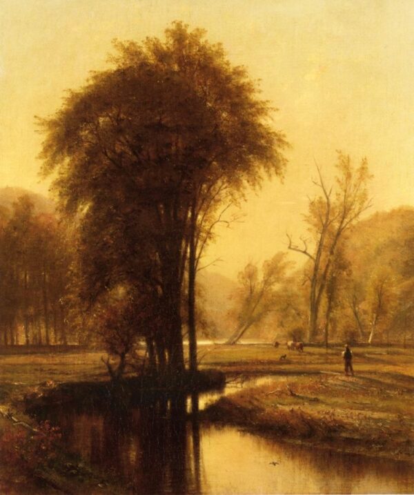 Indian Summer by Thomas Worthington Whittredge, hand-painted oil reproduction