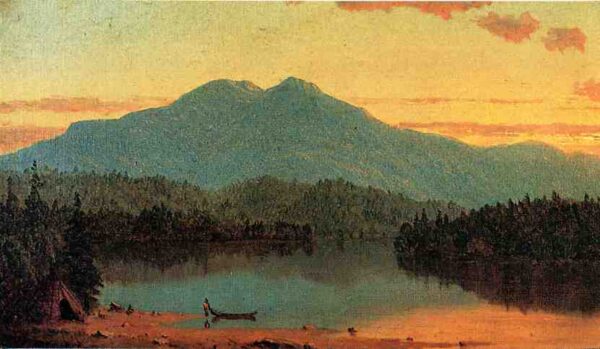 Indian Twilight by Sanford Robinson Gifford, hand-painted oil painting reproduction