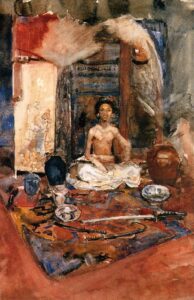 Indian prince by George Hendrik Breitner, hand-painted oil painting reproduction