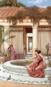 Innocent Amusements by John William Godward, hand-painted oil painting reproduction