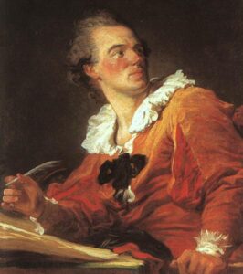 Inspiration by Jean-Honoré Fragonard, hand-painted oil painting reproduction