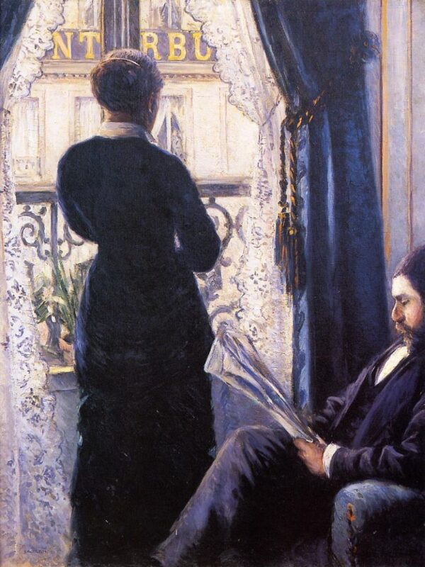 Interior by Gustave Caillebotte, hand-painted oil painting reproduction