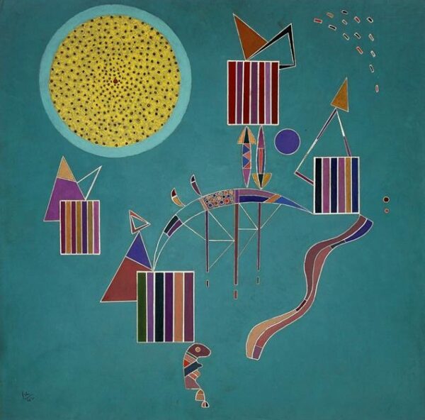 Intime message by Wassily Kandinsky, hand-painted oil painting reproduction
