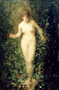 Intrand in Baie by Nicolae Grigorescu, hand-painted oil painting reproduction