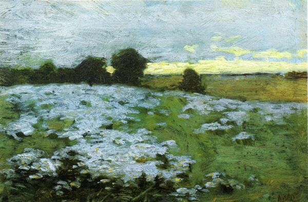 Ipswich Field Flower Study 1910 by Arthur Wesley Dow, hand-painted oil painting reproduction