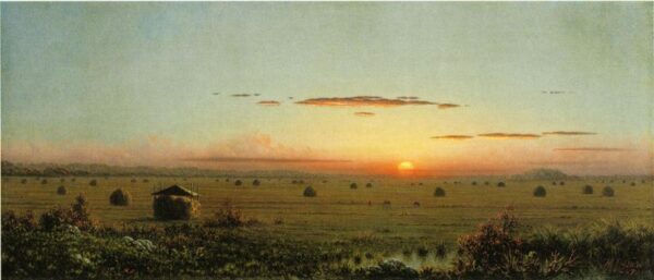 Ipswich Marshes by Martin Johnson Heade, hand-painted oil painting reproduction