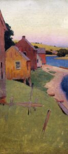 Ipswich Shanties 1892 by Arthur Wesley Dow, hand-painted oil painting reproduction