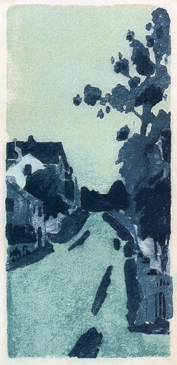 Ipswich Street 1895 by Arthur Wesley Dow, hand-painted oil reproduction