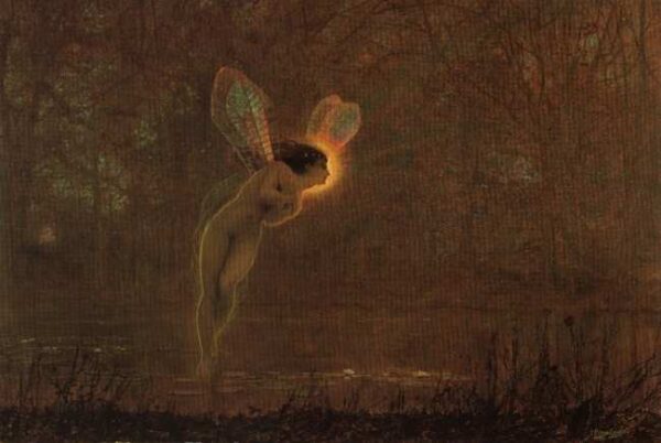 Iris by John Atkinson Grimshaw, hand-painted oil painting reproduction