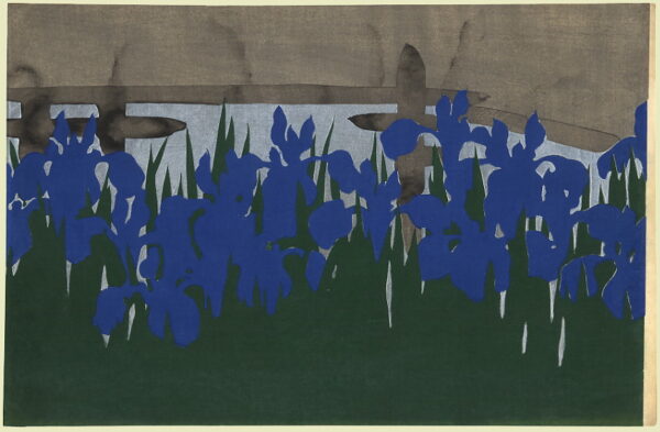 Irises by Kamisaka Sekka, hand-painted oil painting reproduction