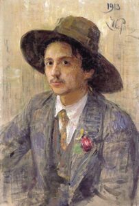 Isaak Izrailevich Brodsky by Ilya Repin, hand-painted oil painting reproduction