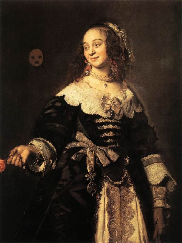 Isabella Coymans by Frans Hals, hand-painted oil painting reproduction