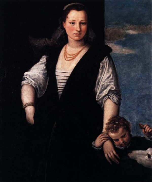 Isabella Guerrieri Gonzaga Canossa by Paolo Veronese, hand-painted oil painting reproduction