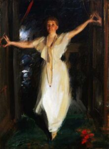 Isabella Stewart Gardner in Venice by Anders Zorn, hand-painted oil painting reproduction